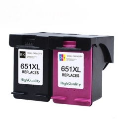 Komplet tuszy HP 651 XL zamienniki DO HP OfficeJet 202, 202C, 250, 252 , Ink Advantage 5575, 5645
