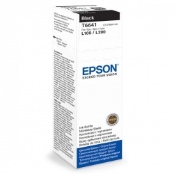 Epson oryginalny tusz T6641A, black, 70ml do Epson L100, L200, L300