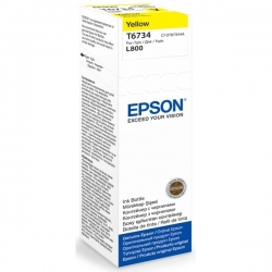 Epson Tusz T6734 YELLOW  70ml butelka do L800