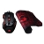 Marvo Mysz M315+G1, 1600DPI, optyczna, 7kl., 1 scroll, czarna, do gry, z podkładką G1