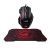 Marvo Mysz M315+G1, 1600DPI, optyczna, 7kl., 1 scroll, czarna, do gry, z podkładką G1