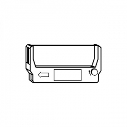 Kompatybilny tasma do kas fiskalnych, ERC 23, fioletowy, dla Epson M 250, RP 265, TM 270