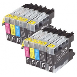0x Tusz LC1280XL zamienniki do BROTHER MFC-J6710, MFC-J5910